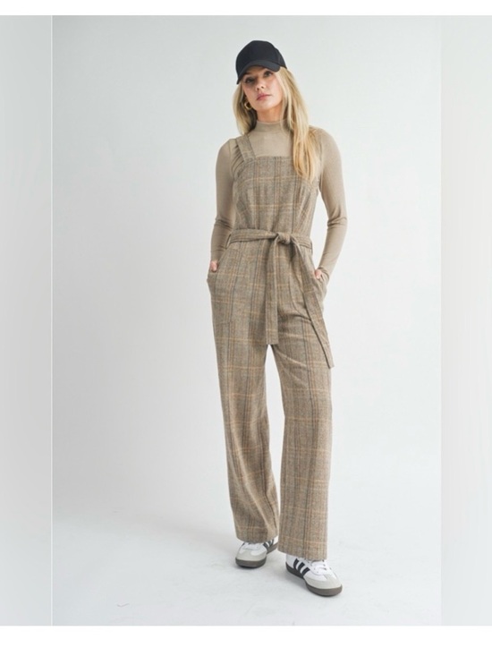 Sage Pants - Sage The Label Cozy Comfy Herringbone Jumpsuit
